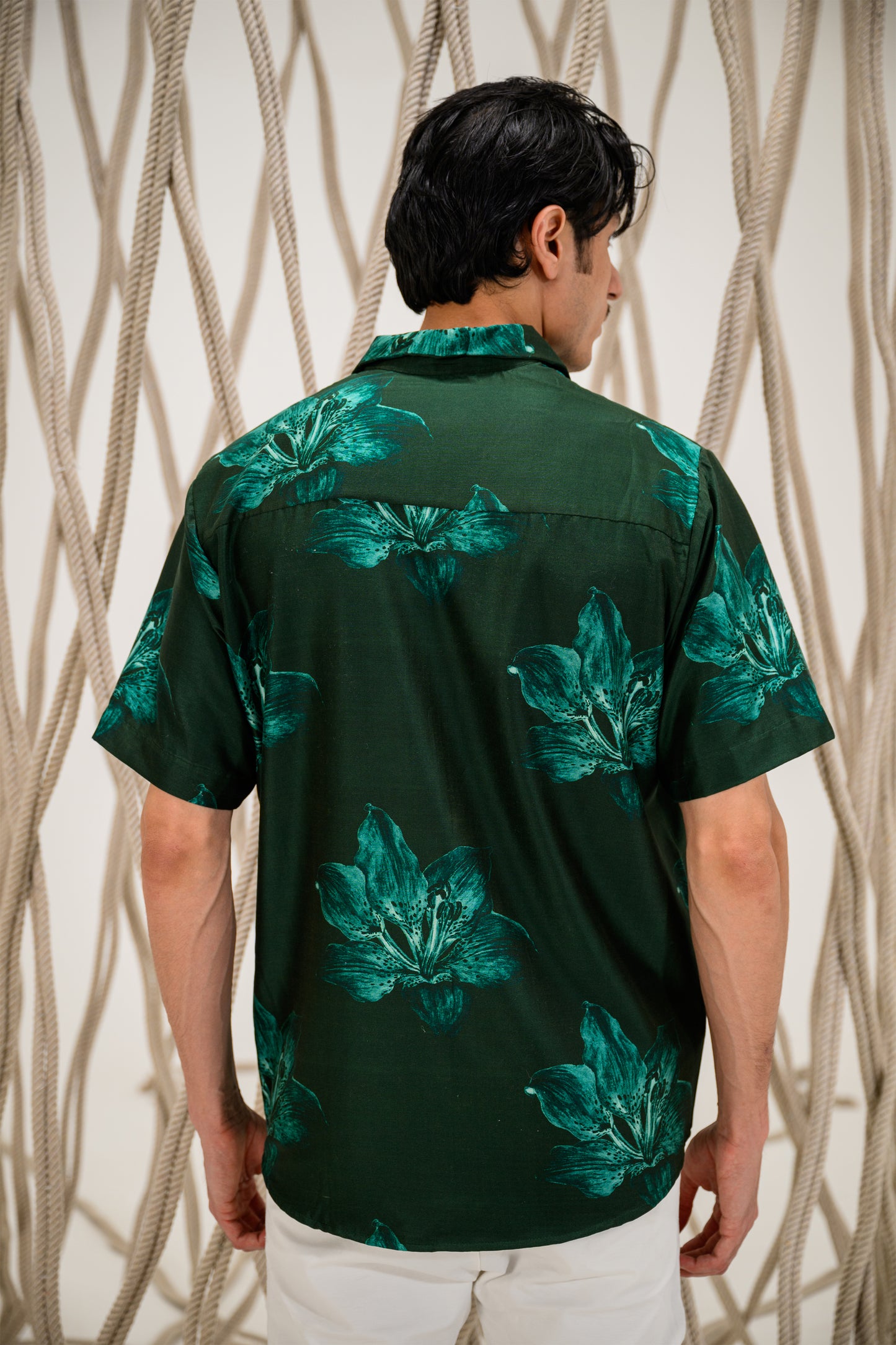 EMERALD SILK SHIRT