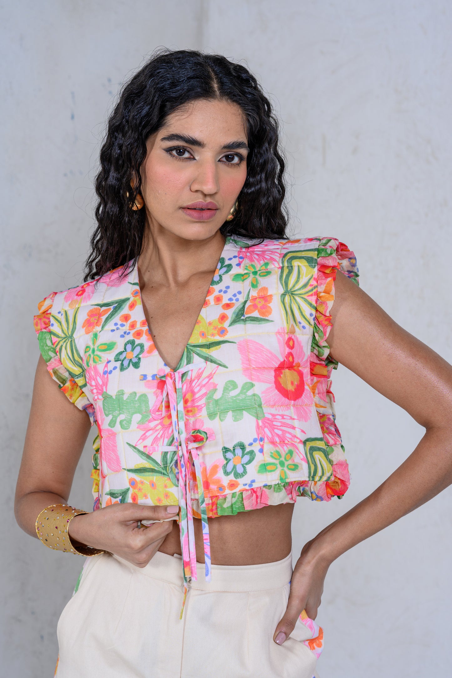 Fair Floss Quilted top