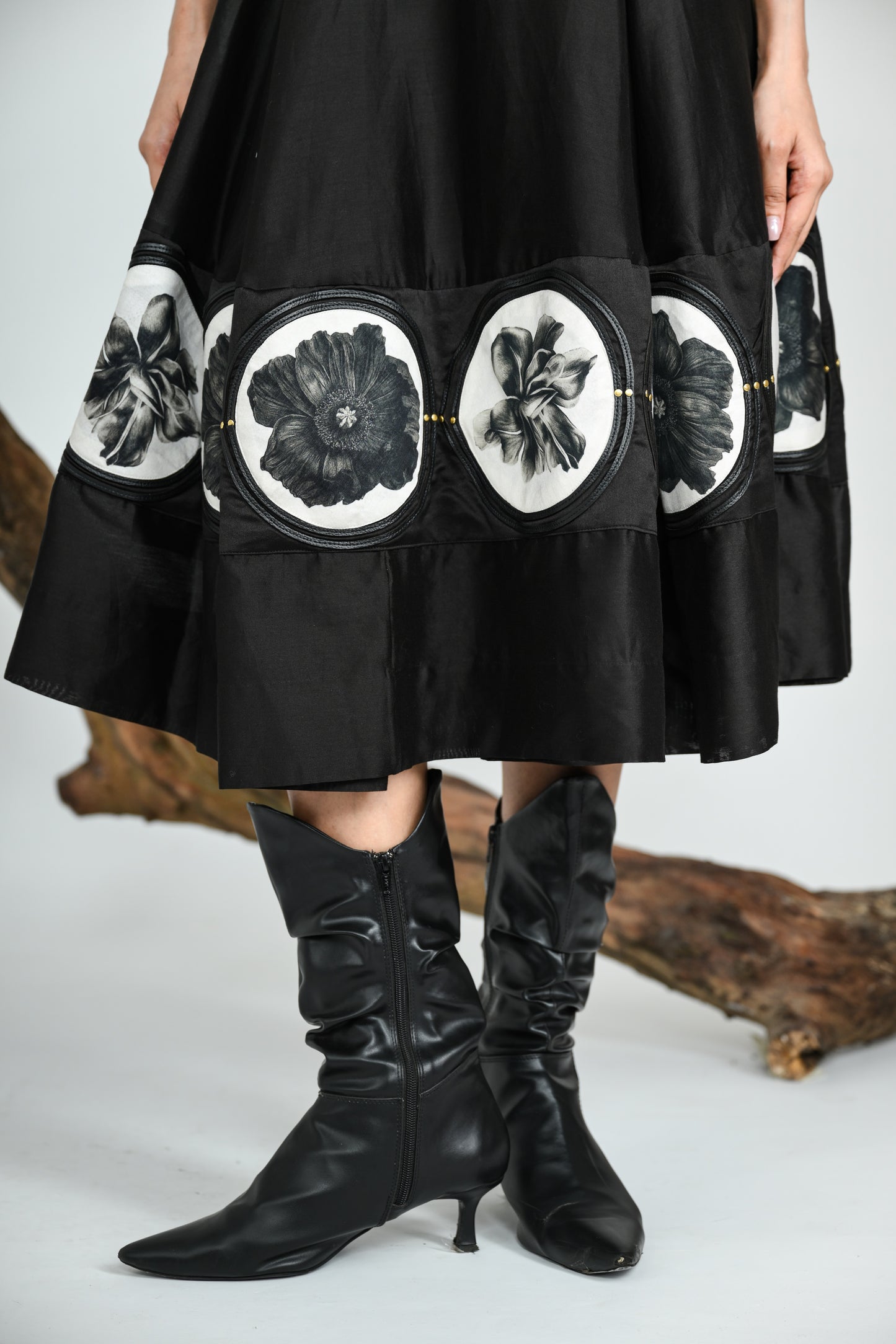 BLACK SWAN MIDI DRESS