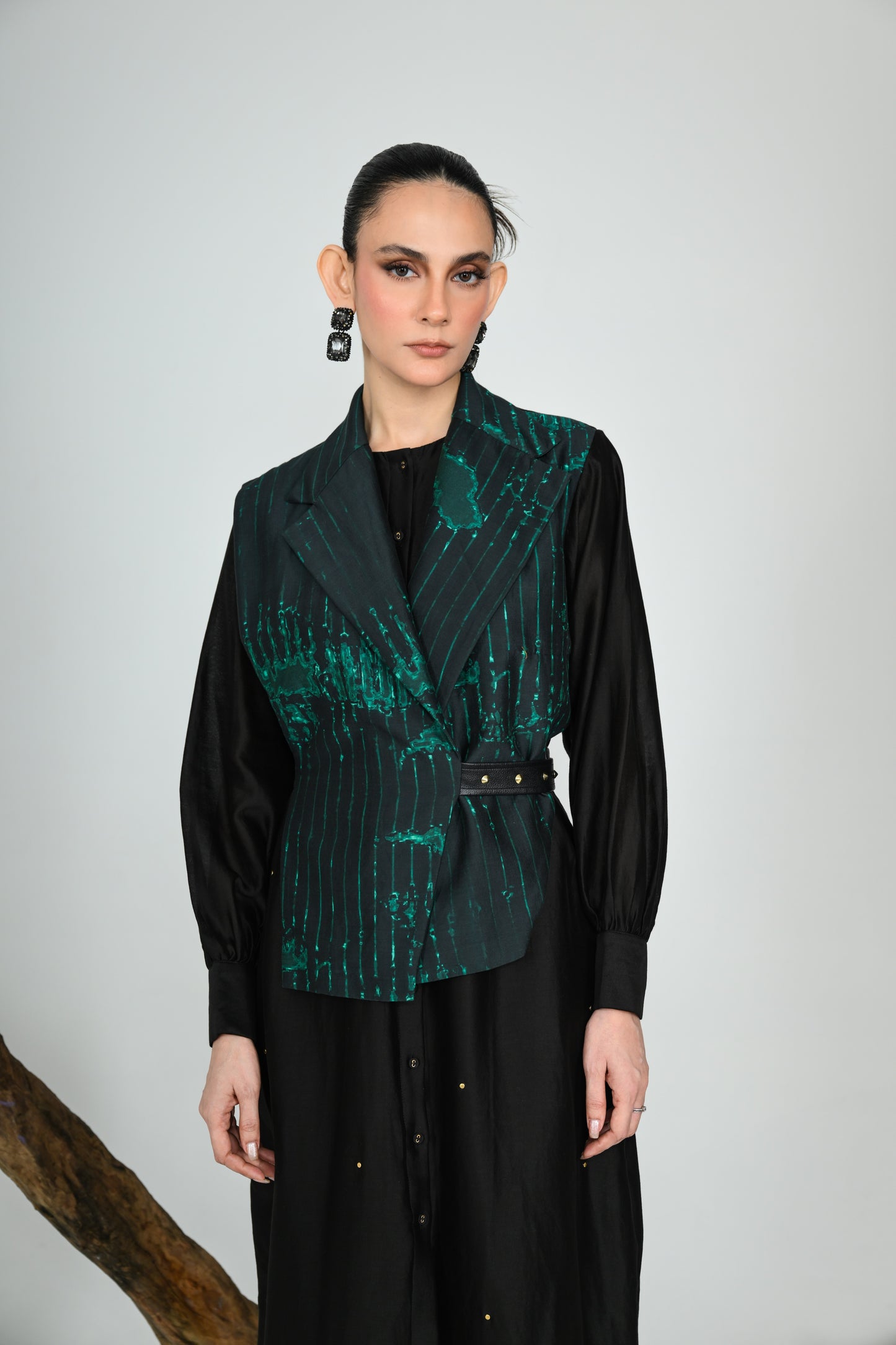 MATRIX FALSE COWL DRESS