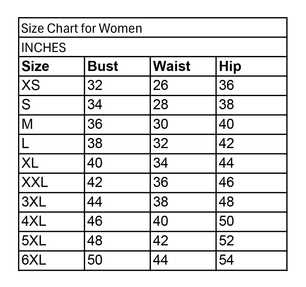 Size Chart Image 2