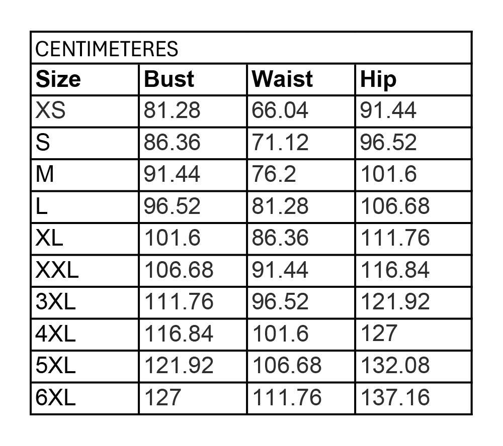 Size Chart Image 1