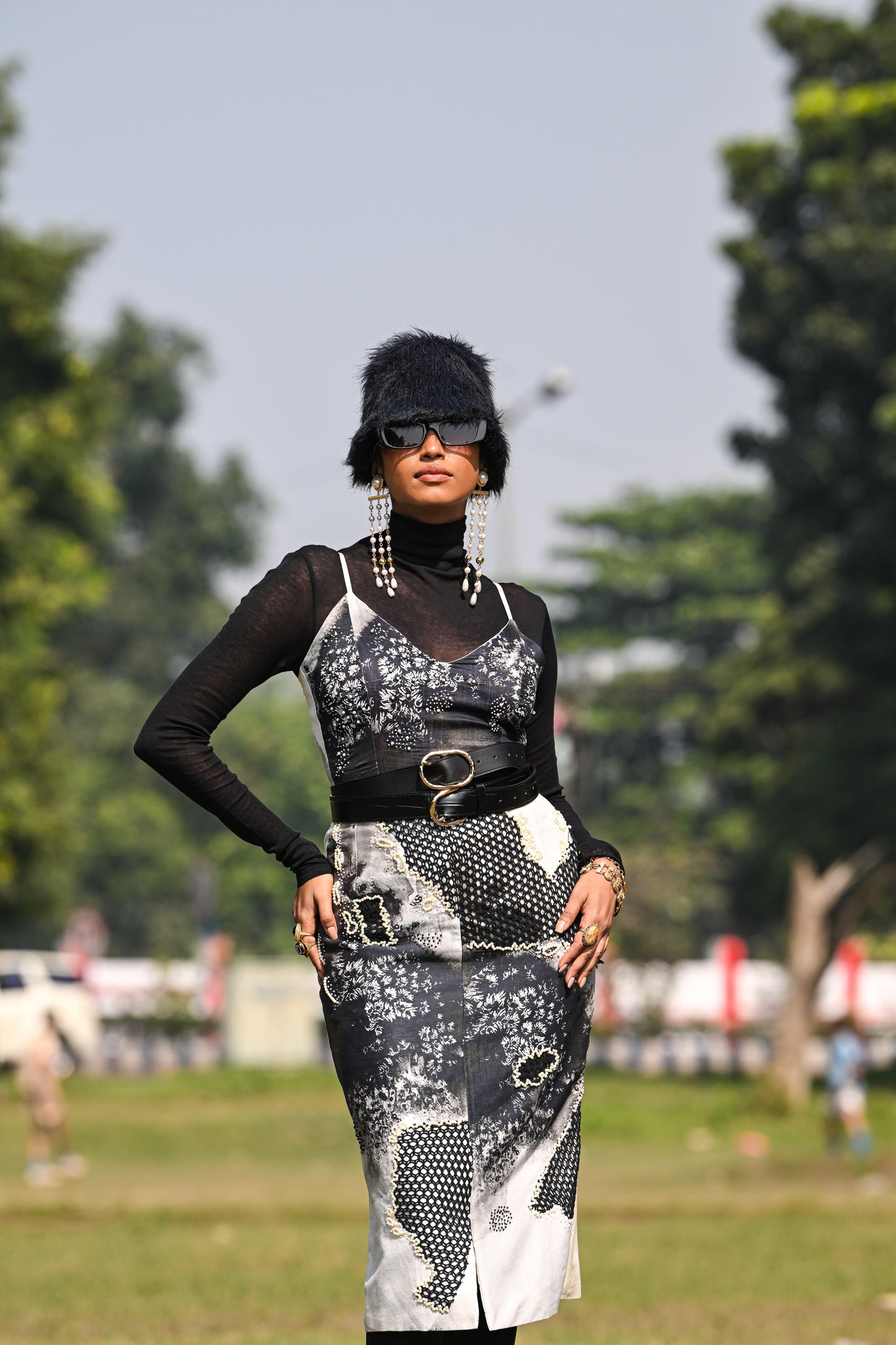 ILLUME BUSTIER-SKIRT SET