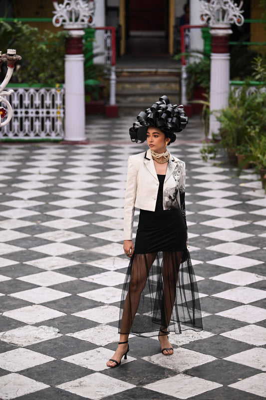 SNOWDROP CROP BLAZER