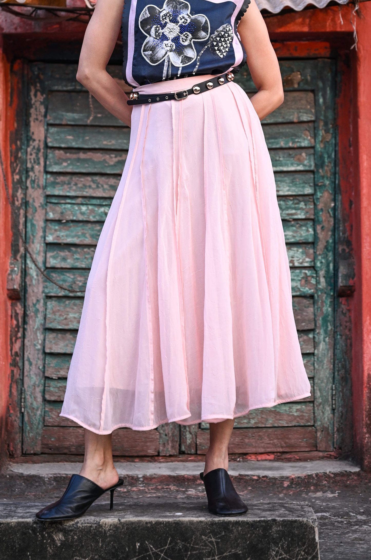 BLUSH FALL SKIRT