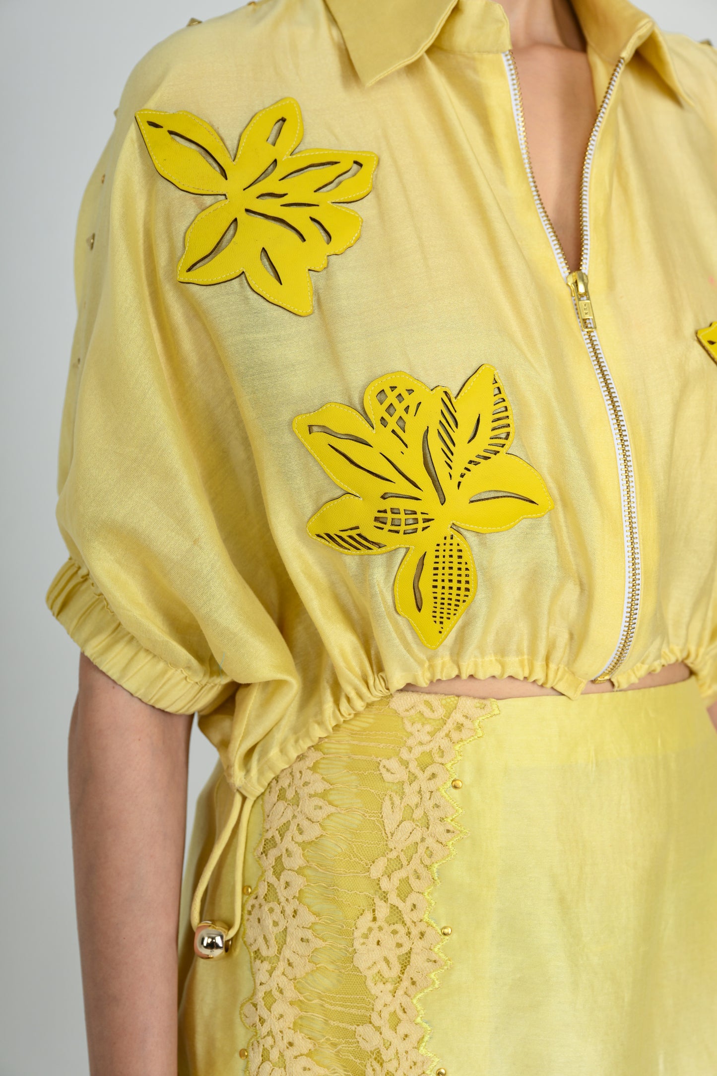 SUMMER LIME CROP JACKET