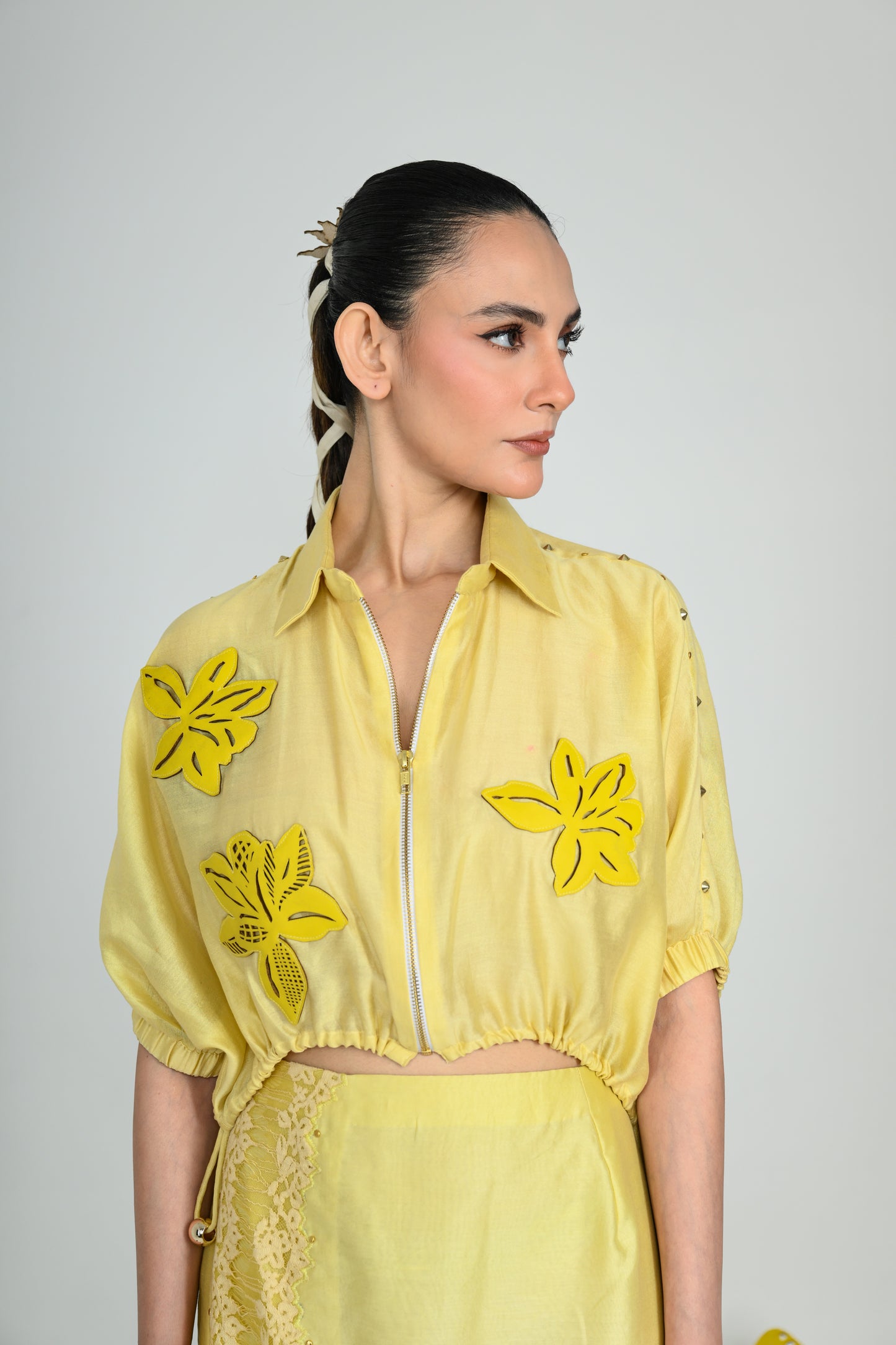 SUMMER LIME CROP JACKET