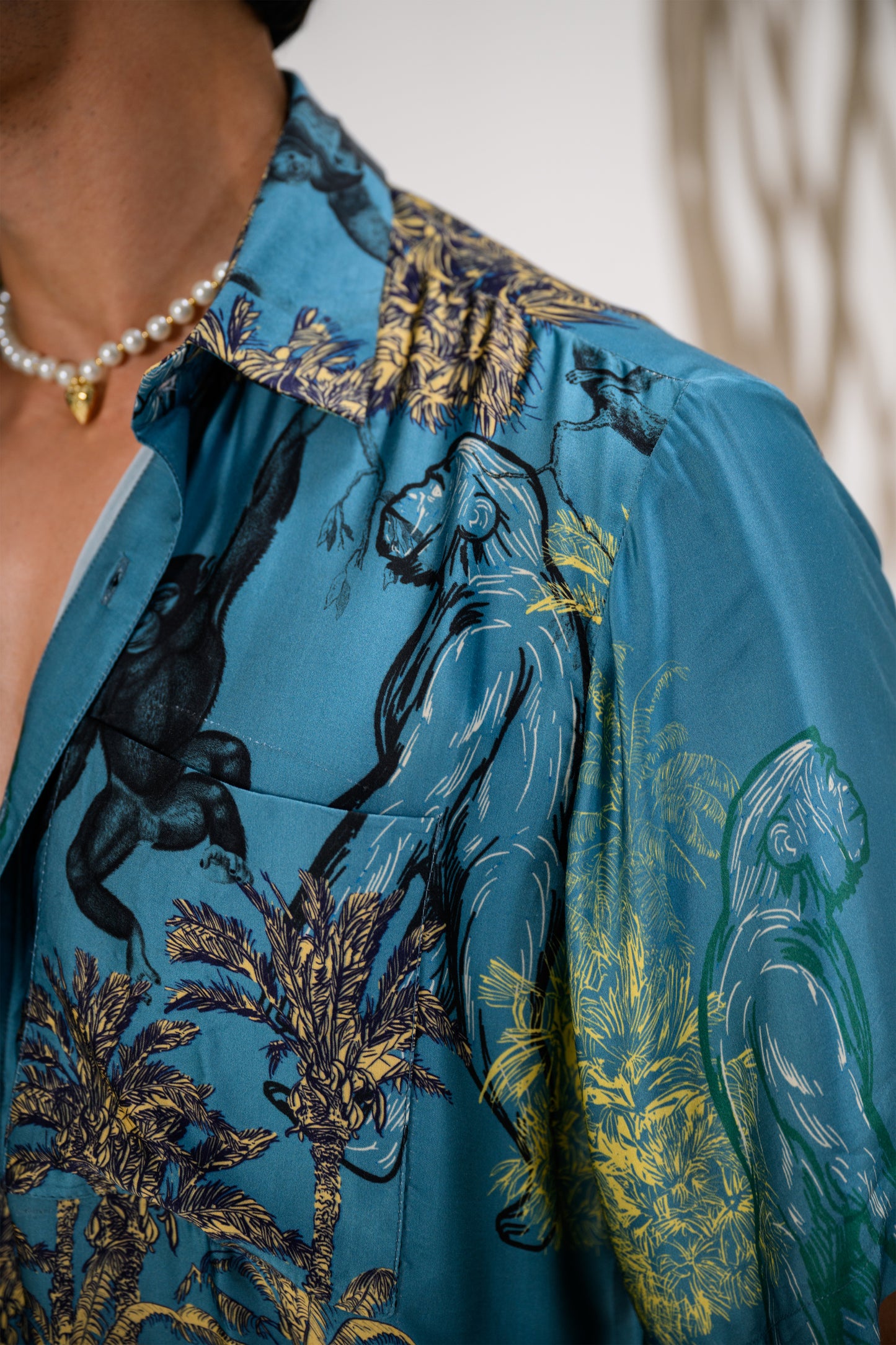 PRIMAL SATIN SHIRT