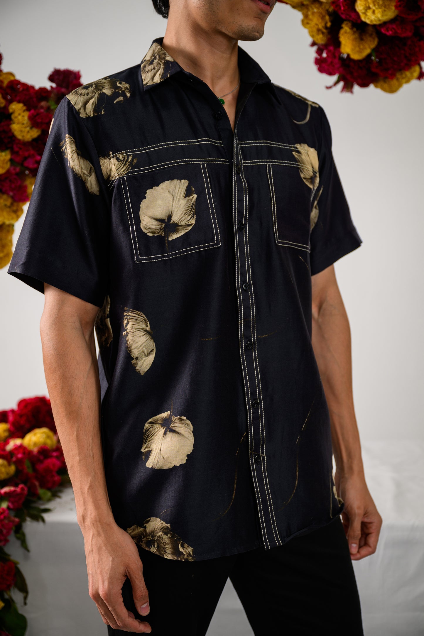 SPLITWAVE SILK SHIRT