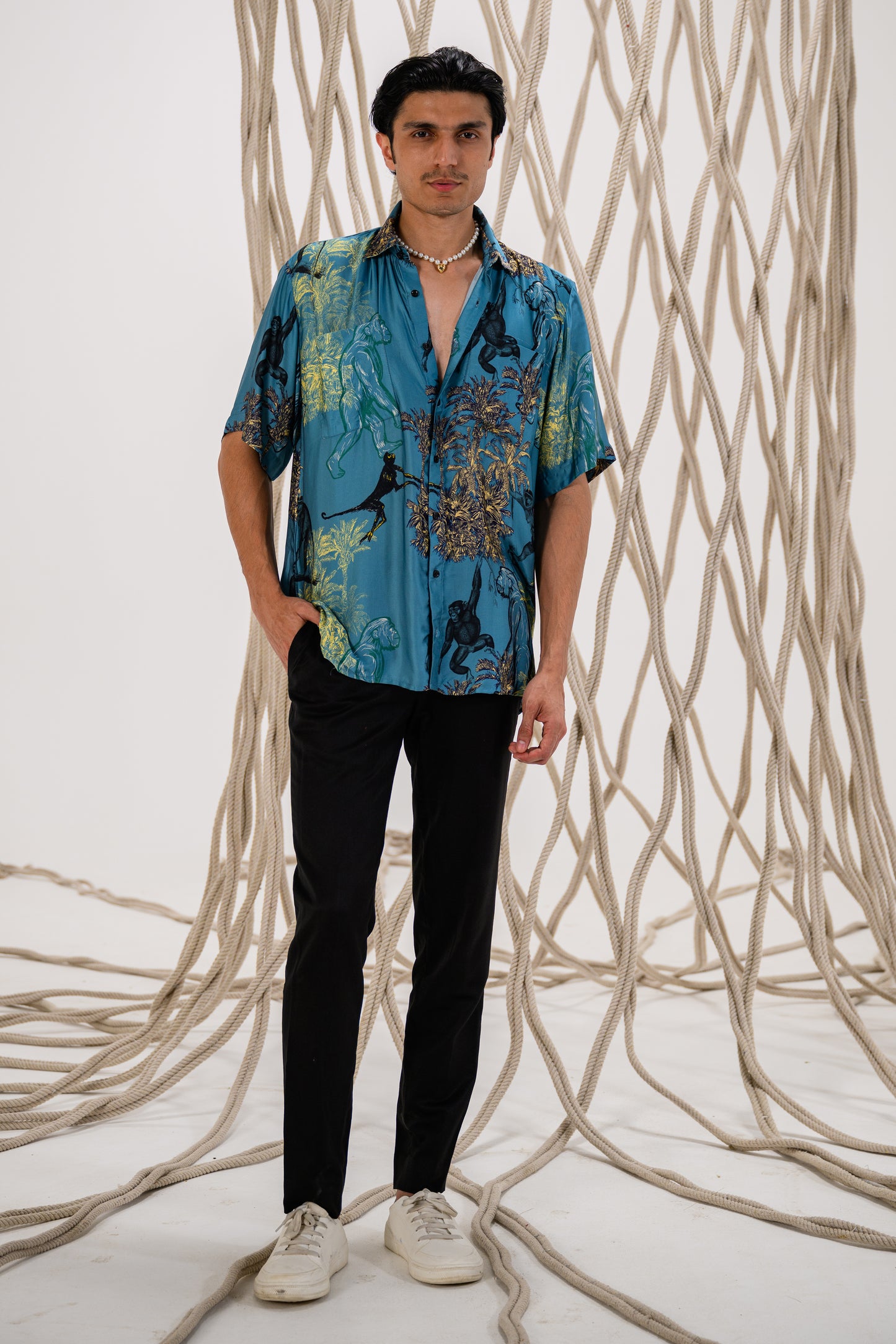 PRIMAL SATIN SHIRT