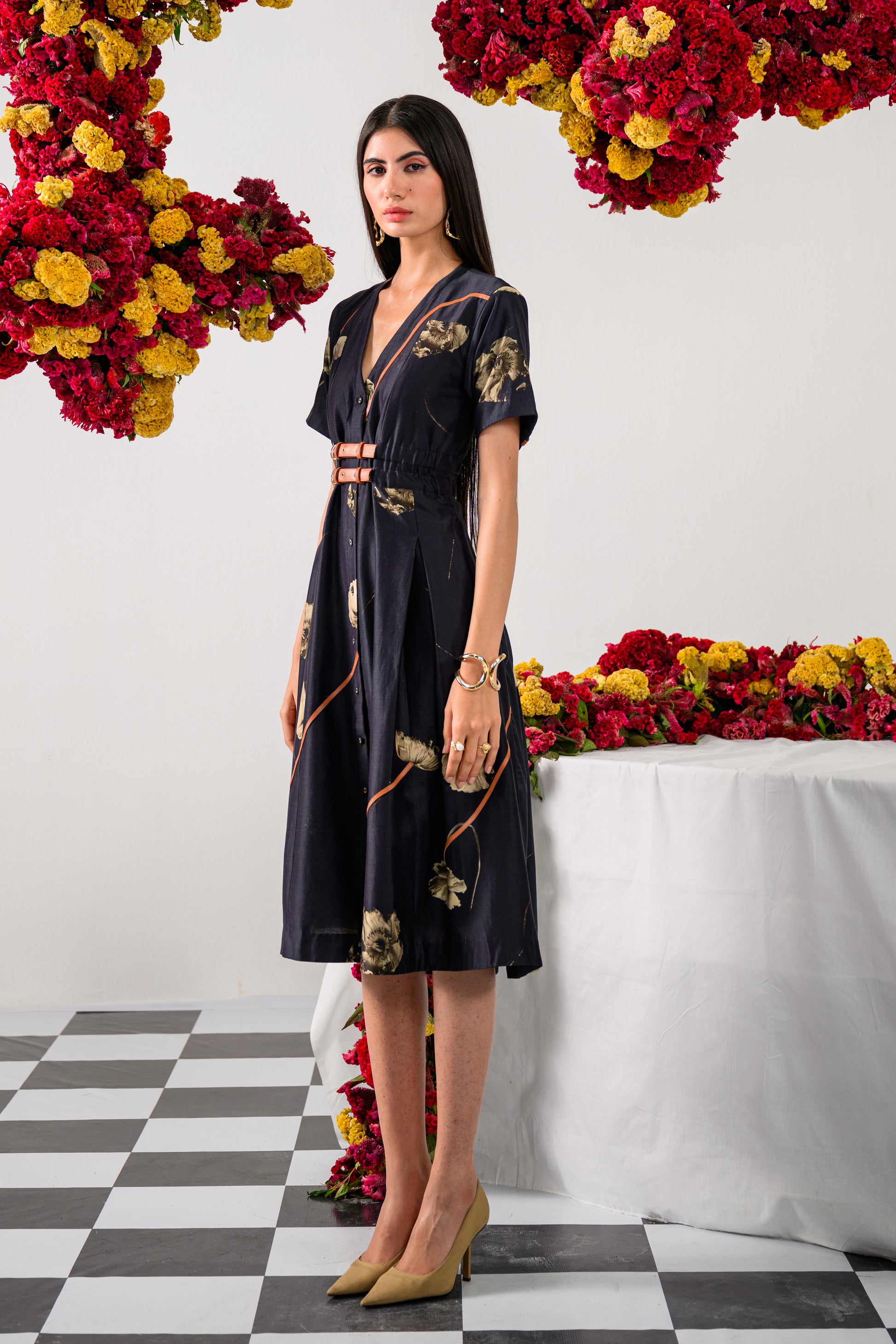 ELINA FLARE DRESS M