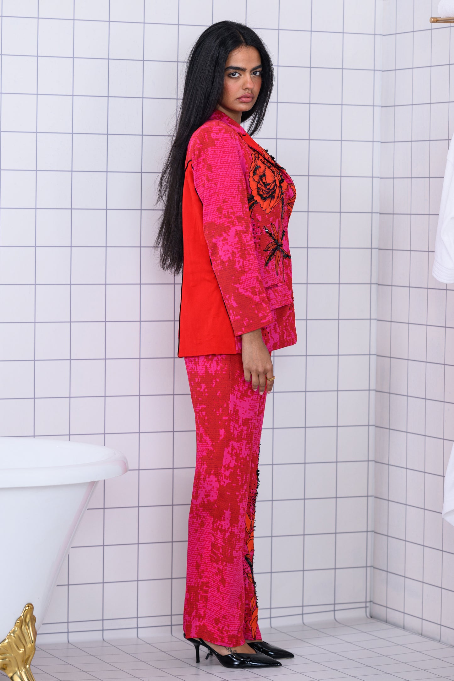 CRIMSON AFFAIR CO-ORD SET