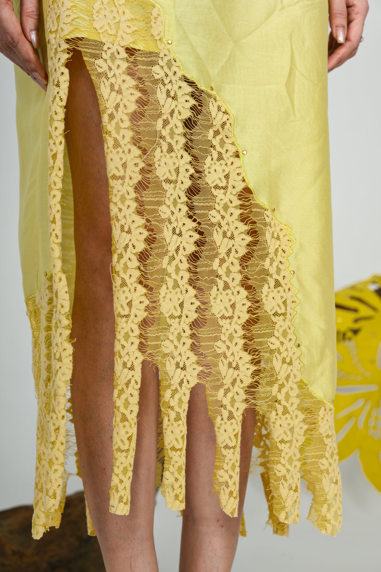SUMMER LIME LACE SKIRT