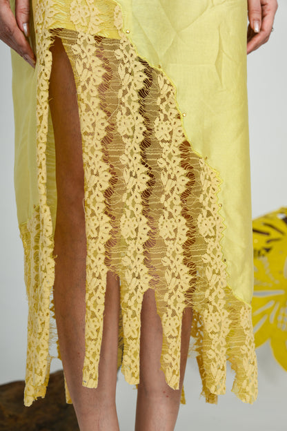 SUMMER LIME LACE SKIRT