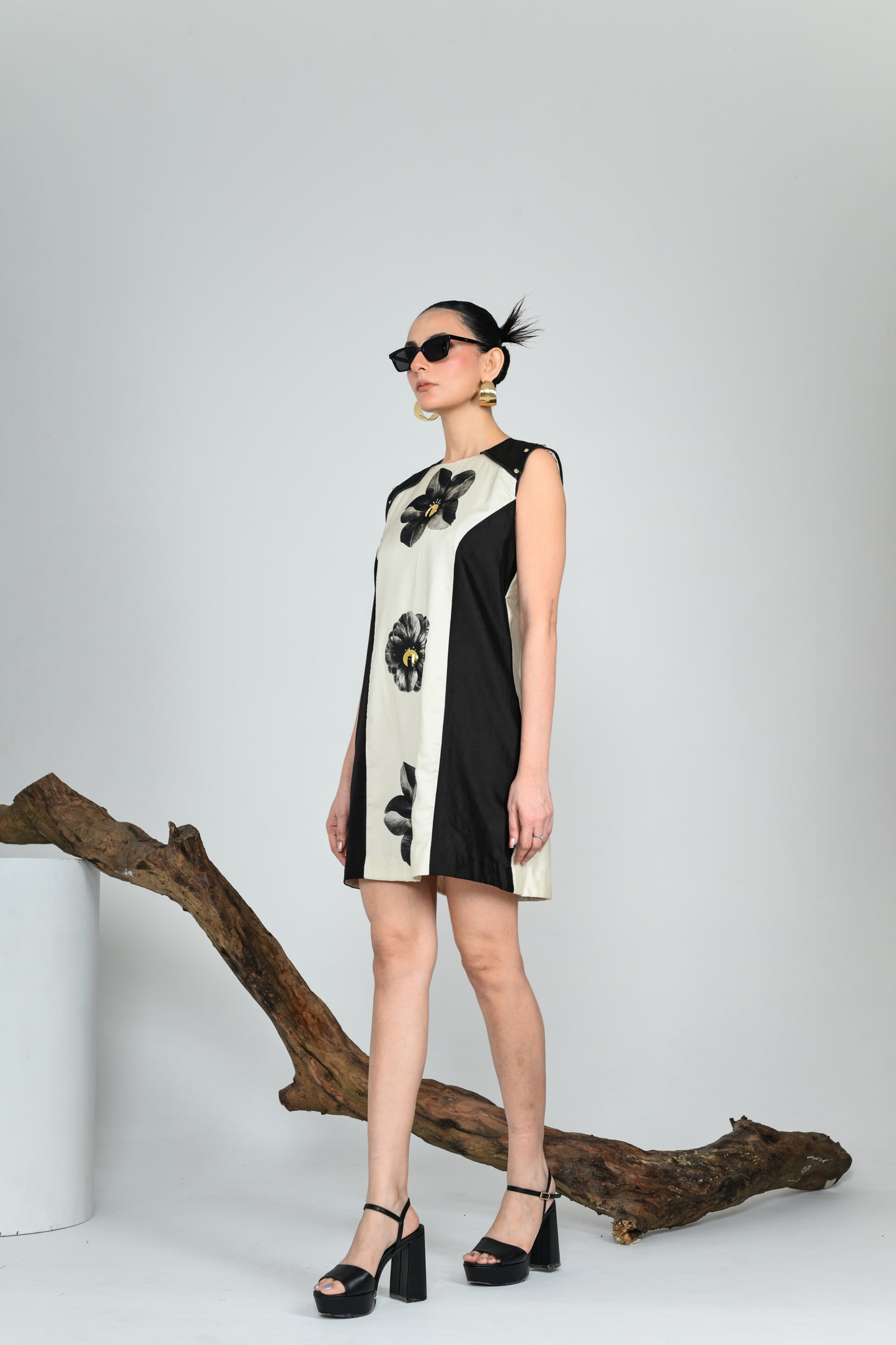 SHADOWFLORA COLUMN DRESS