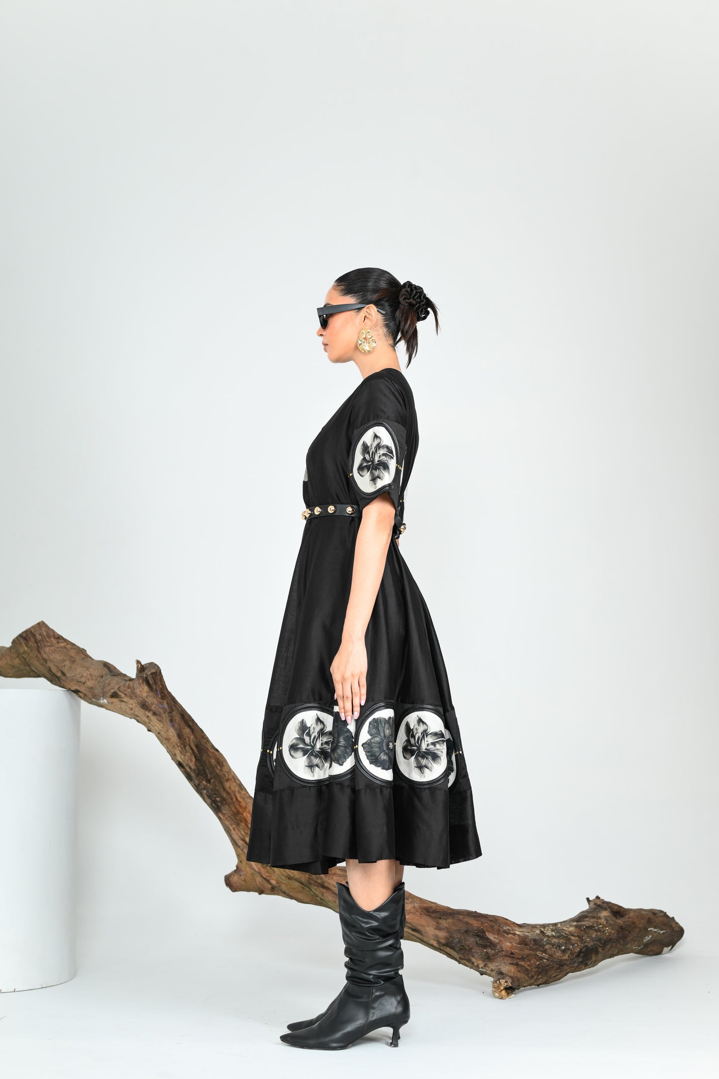 BLACK SWAN MIDI DRESS