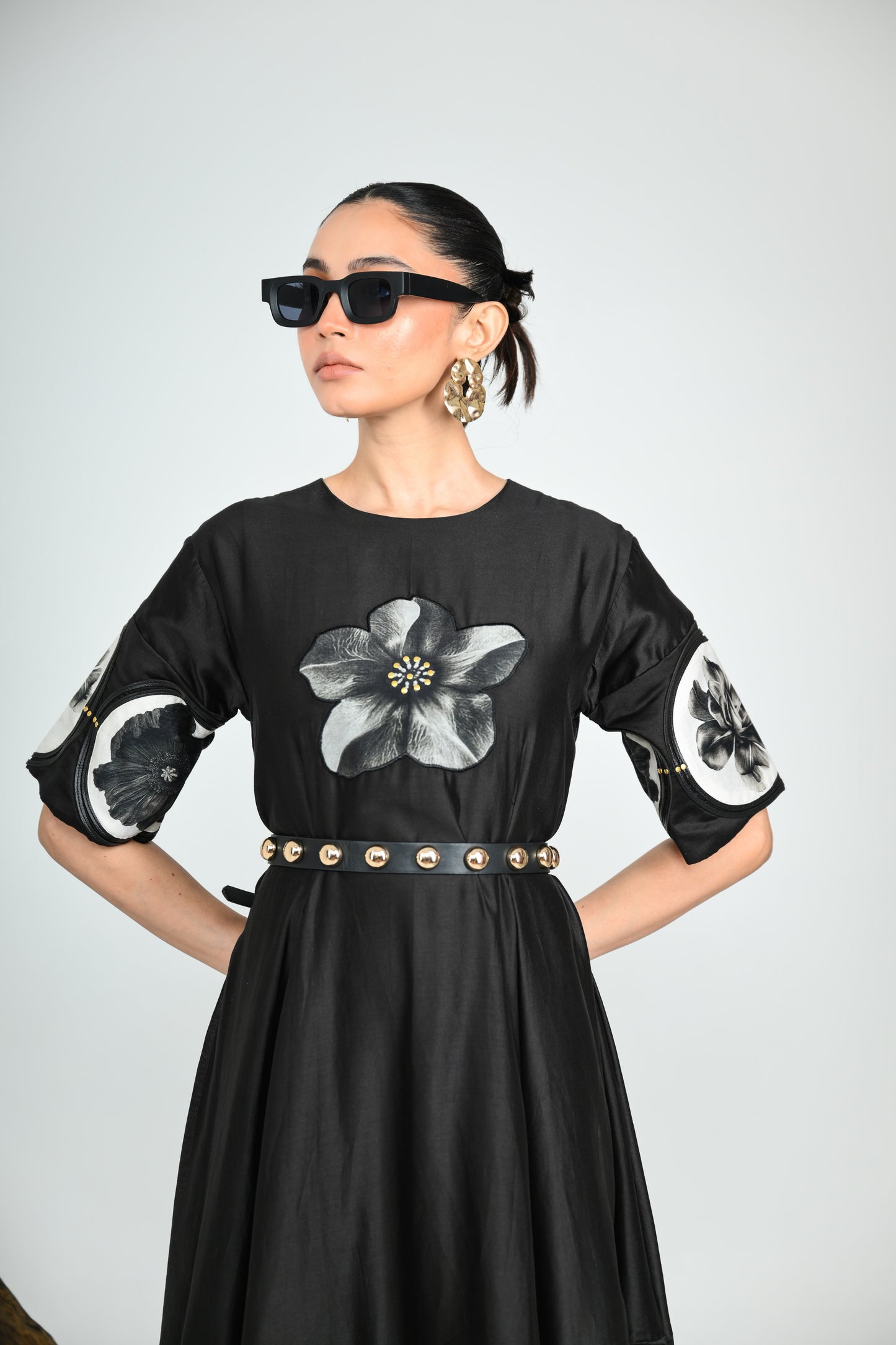 BLACK SWAN MIDI DRESS
