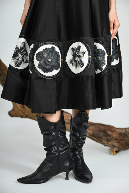 BLACK SWAN MIDI DRESS