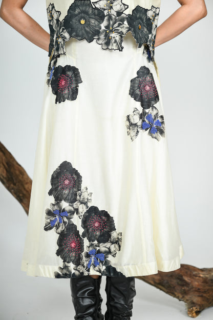 ATHRACITE BLOSSOM SKIRT