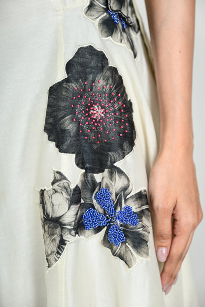 ATHRACITE BLOSSOM SKIRT