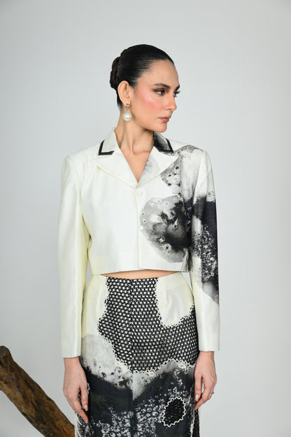 SNOWDROP CROP BLAZER