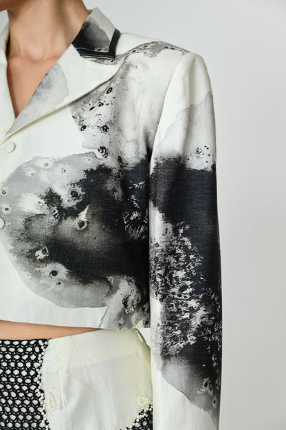 SNOWDROP CROP BLAZER