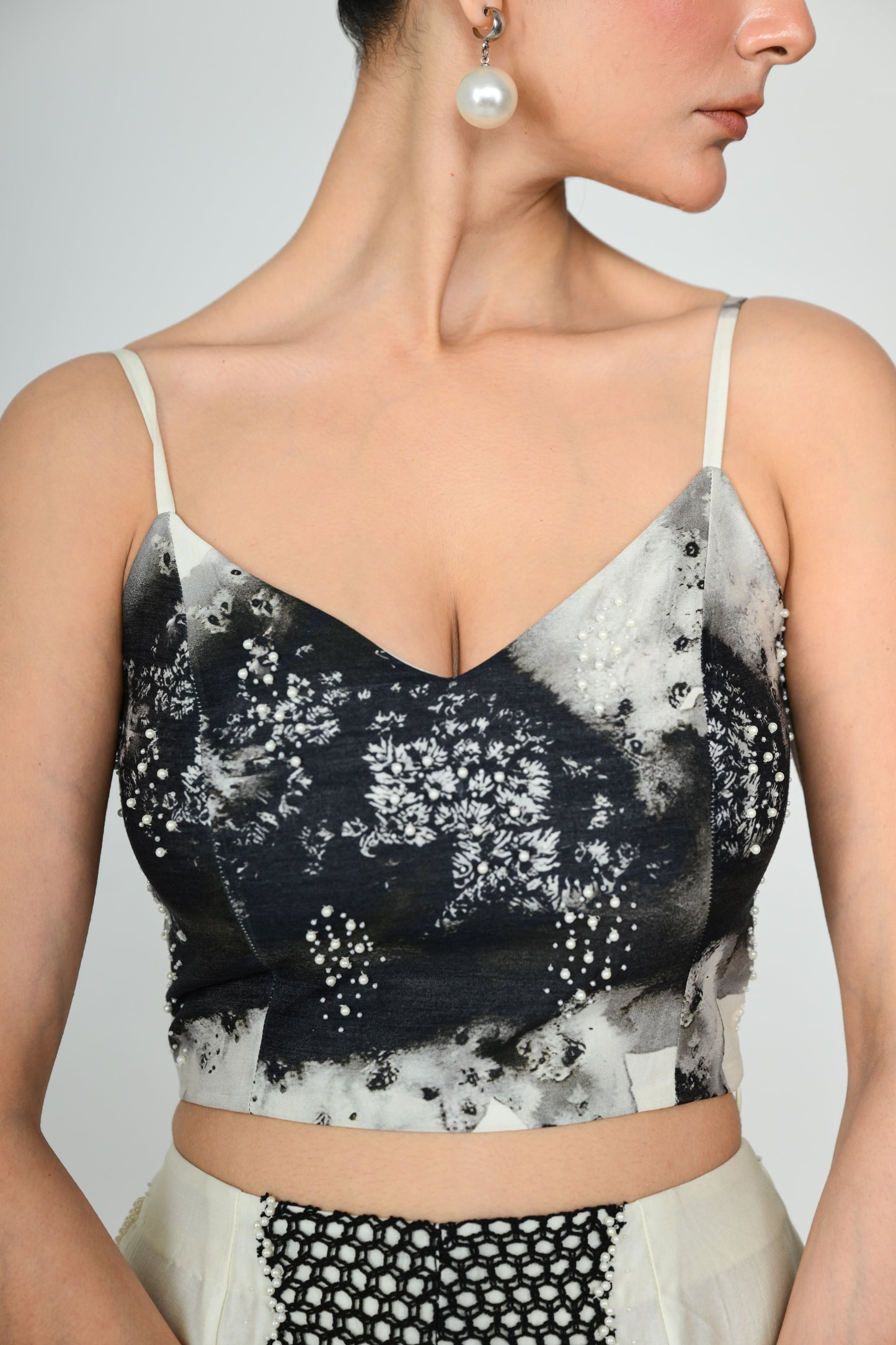 ILLUME BUSTIER-SKIRT SET
