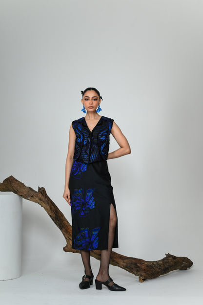 MAZE BLUE WAISTCOAT
