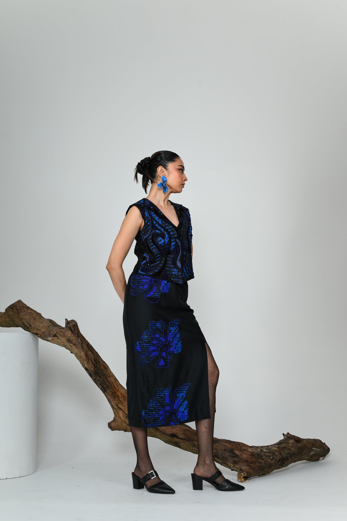 BLUE IVY SKIRT SET