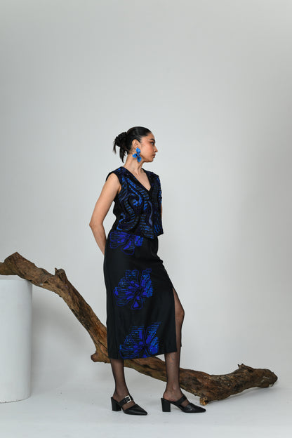 BLUE IVY SKIRT SET