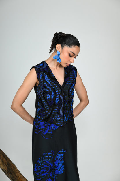 MAZE BLUE WAISTCOAT