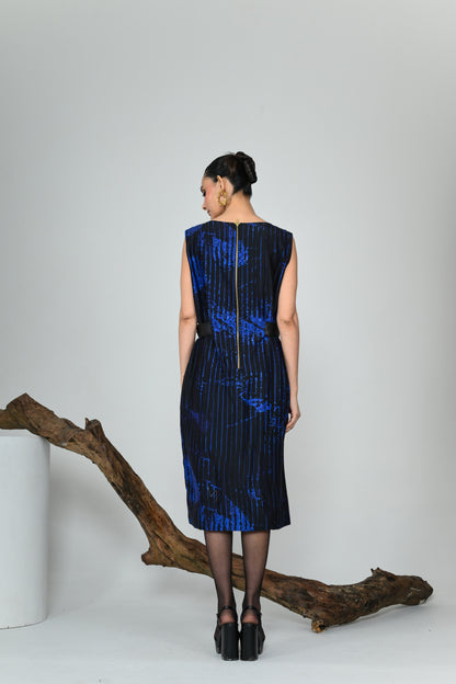 HELIX BELTED DRESS