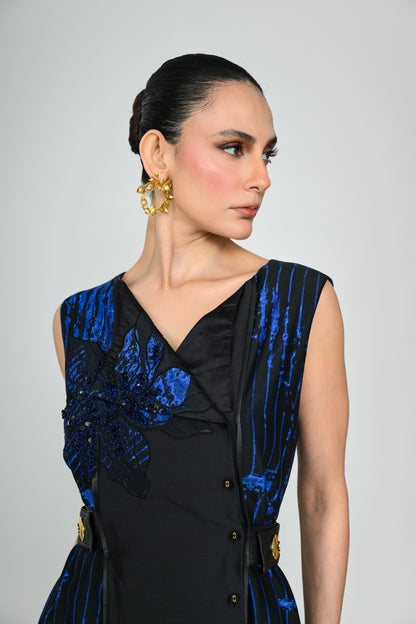 HELIX BELTED DRESS