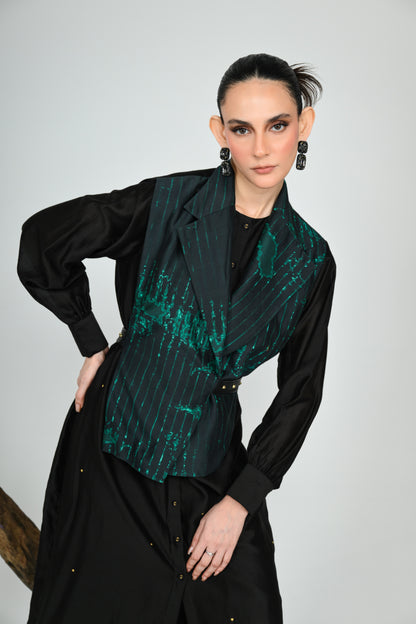 MATRIX FALSE COWL DRESS