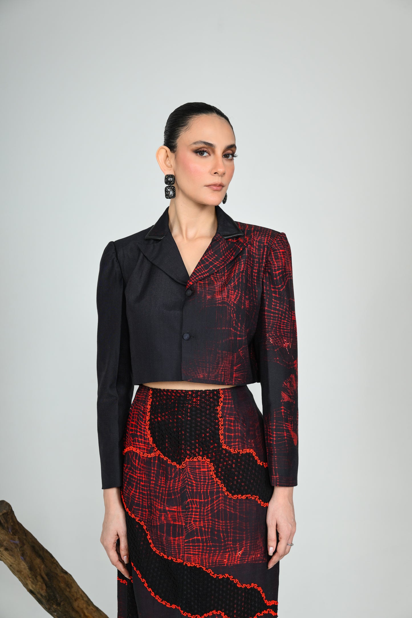 EMBERLINES CROP BLAZER