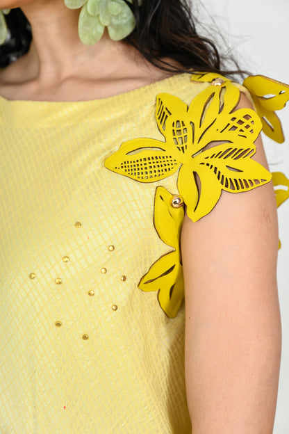 MORNING GLORY BIAS DRESS