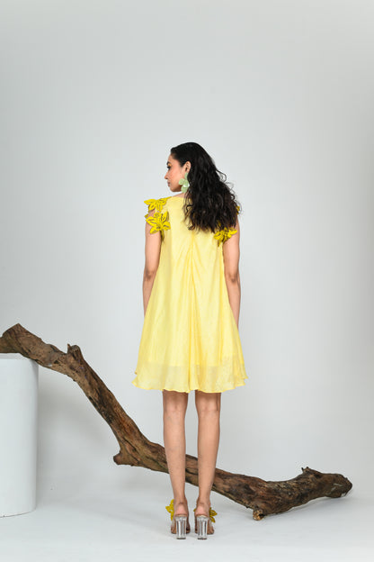 MORNING GLORY BIAS DRESS