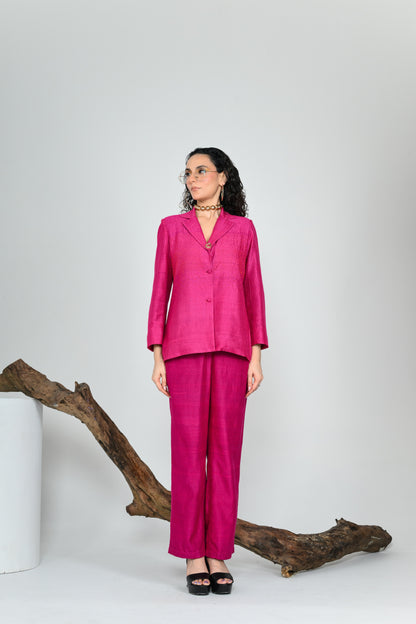 FUSCIA HEIRESS BLAZER SET