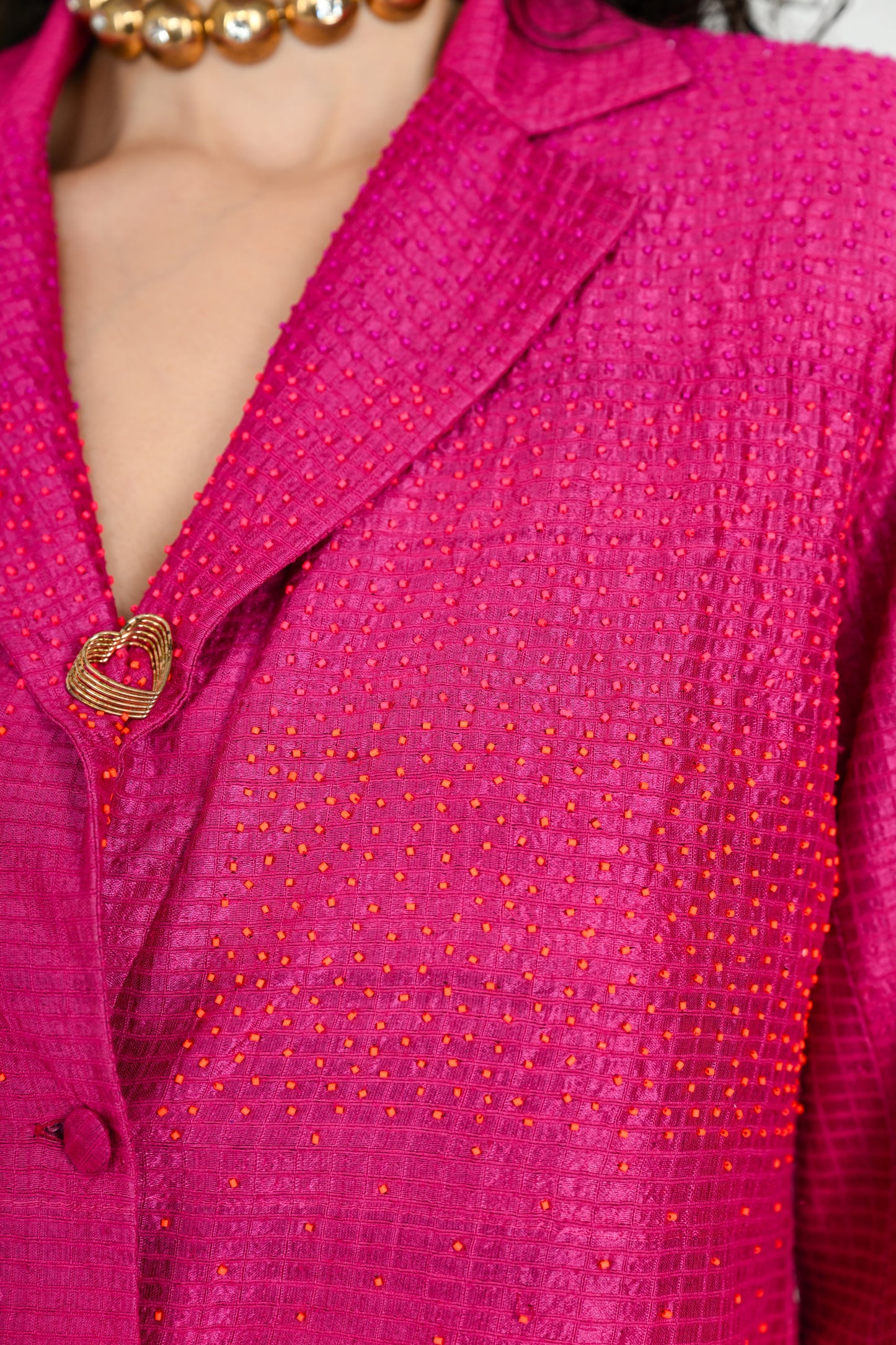 FUSCIA HEIRESS BLAZER SET