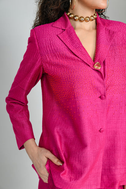 FUSCIA HEIRESS BLAZER