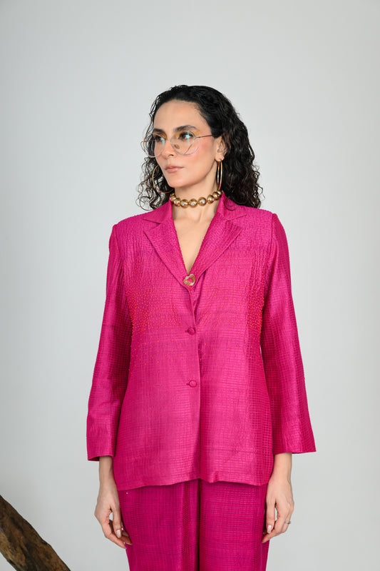 FUSCIA HEIRESS BLAZER