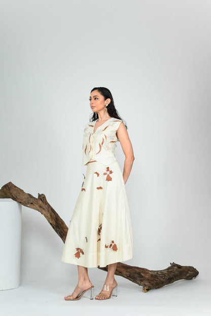EARTH & ORCHID SKIRT SET