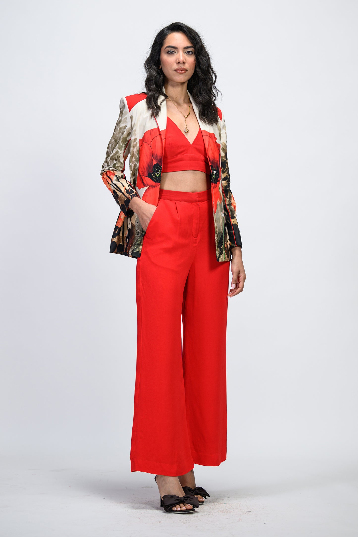 CRIMSON MODISTA BLAZER SET