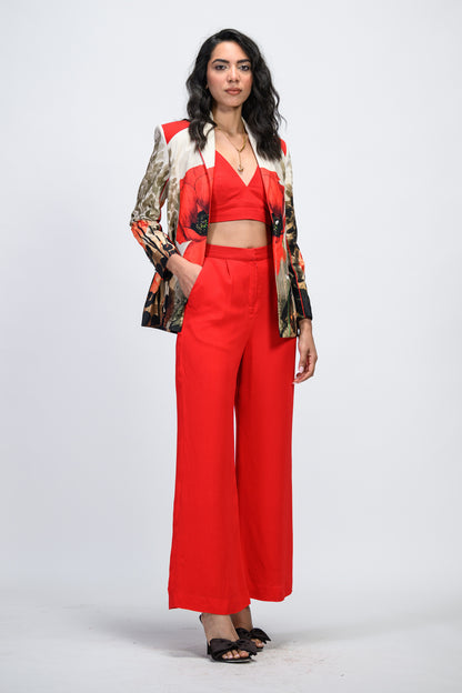 CRIMSON MODISTA BLAZER SET