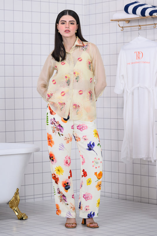 FLORAL ILLUSION CO-ORD SET