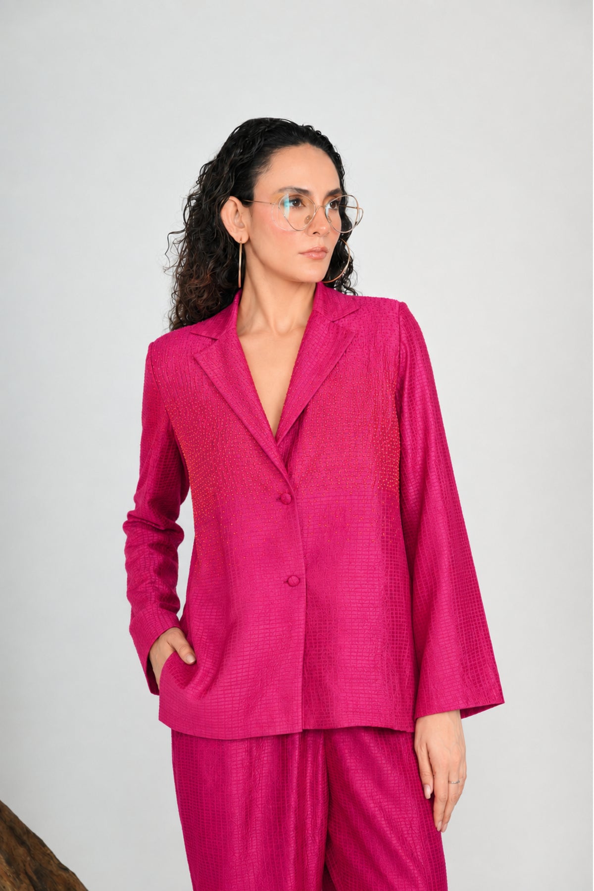 FUSCIA HEIRESS BLAZER
