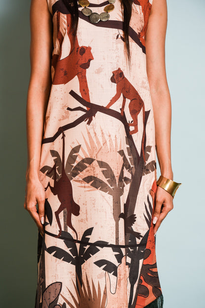 Safari Print Dress